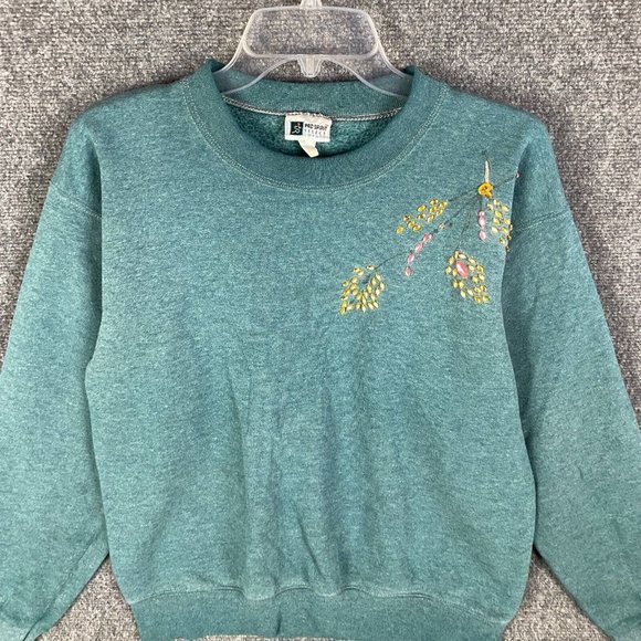 Vintage Pro Spirit Sweatshirt Women's Medium Cotton Blend Pullover M - Picture 2 of 9
